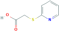 2-(pyridin-1-ium-2-ylthio)acetate