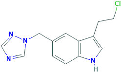 3-(2-Chloroethyl)-5-(1H-1,2,4-triazol-1-ylmethyl)-1H-indole