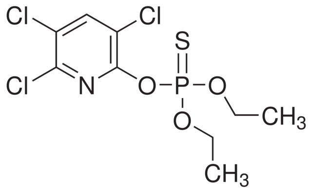 O,O-diethyl-O-(3,5,6-trichloro-2-pyridyl)phos-phorothioate