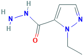 1H-Pyrazole-5-carboxylic acid, 1-ethyl-, hydrazide