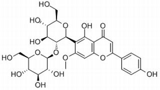 2-(4-Hydroxyphenyl)-5-hydroxy-7-methoxy-6-[2-O-(β-D-glucopyranosyl)-β-D-glucopyranosyl]-4H-1-benzopyran-4-one
