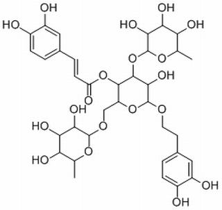 2-(3,4-Dihydroxyphenyl)ethyl 3-O,6-O-bis(α-L-rhamnopyranosyl)-4-O-[(E)-3-(3,4-dihydroxyphenyl)propenoyl]-β-D-glucopyranoside