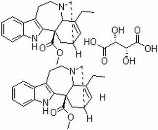 Bis[(5ξ,18ξ)-18-(methoxycarbonyl)-3,4-didehydroibogamin-6-ium] tartarate