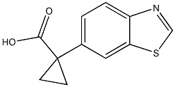 1-(Benzo[d]thiazol-6-yl)cyclopropanecarboxylic acid