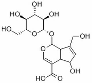 (1S,4aS,5S,7aS)-1-(b-D-Glucopyranosyloxy)-1,4a,5,7a-tetrahydro-5-hydroxy-7-(hydroxymethyl)cyclopenta[c]pyran-4-carboxylic acid