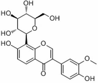 4H-1-Benzopyran-4-one, 8-β-D-glucopyranosyl-7-hydroxy-3-(4-hydroxy-3-methoxyphenyl)-