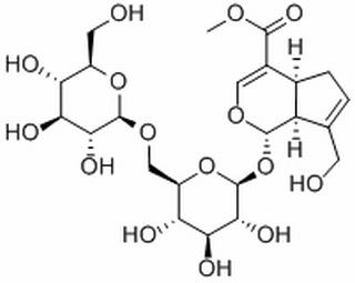methyl (1S,4aS,7aS)-1-[(6-O-beta-D-glucopyranosyl-beta-D-glucopyranosyl)oxy]-7-(hydroxymethyl)-1,4a,5,7a-tetrahydrocyclopenta[c]pyran-4-carboxylate