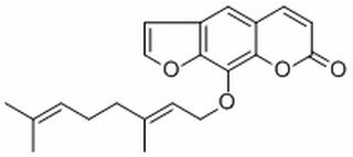 7H-Furo[3,2-g][1]benzopyran-7-one, 9-[[(2E)-3,7-dimethyl-2,6-octadien-1-yl]oxy]-