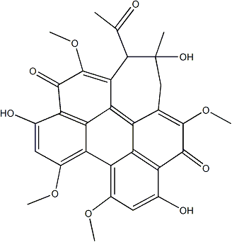 (1S,2R)-1-acetyl-2,5,12-trihydroxy-4,8,9,13-tetramethoxy-2-m...