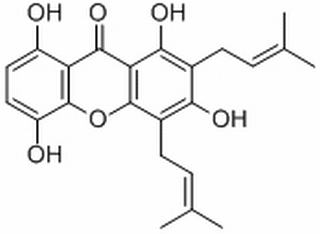 藤黄苷,1,3,5,8-四羟基-2,4-双(3-甲基-2-丁烯基)-9H-氧杂蒽-9-酮