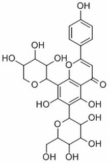 4H-1-Benzopyran-4-one, 6-β-D-glucopyranosyl-5,7-dihydroxy-2-(4-hydroxyphenyl)-8-β-D-xylopyranosyl-