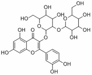 Quercetin-3-O-beta-D-glucosyl-(2→