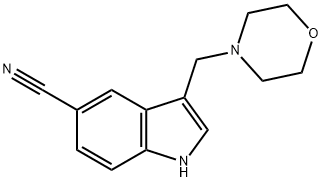 3-(Morpholin-4-ylmethyl)-1h-indole-5-carbonitrile