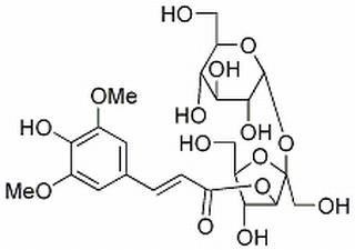 3-O-[(2E)-3-(4-Hydroxy-3,5-dimethoxyphenyl)-1-oxo-2-propenyl]-beta-D-fructofuranosyl alpha-D-glucopyranoside
