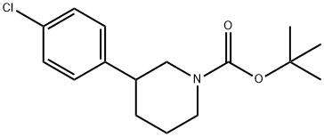 1-Piperidinecarboxylic acid, 3-(4-chlorophenyl)-, 1,1-dimethylethyl ester