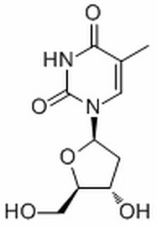1-(2-deoxy-beta-L-threo-pentofuranosyl)-5-methylpyrimidine-2,4(1H,3H)-dione