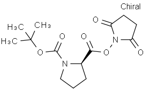 N-(TERT-BUTOXYCARBONYL)-D-PROLINE SUCCINIMIDYL ESTER N-(叔丁氧羰基)-D-脯氨酸琥珀酰亚胺酯