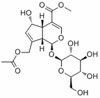 Cyclopenta[c]pyran-4-carboxylicacid, 7-[(acetyloxy)methyl]-1-(b-D-glucopyranosyloxy)-1,4a,5,7a-tetrahydro-5-hydroxy-, methyl ester,(1S,4aS,5S,7aS)-