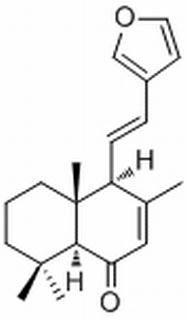1(4H)-Naphthalenone, 4-[(1E)-2-(3-furanyl)ethenyl]-4a,5,6,7,8,8a-hexahydro-3,4a,8,8-tetramethyl-, (4S,4aR,8aS)-