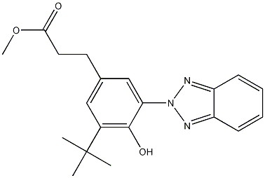 Methyl 3-[3-(benzotriazol-2-yl)-5-tert-butyl-4-hydroxyphenyl]propanoate
