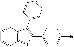 2-(4-溴苯基吡)-3-苯基-咪唑[1,2-A]吡啶