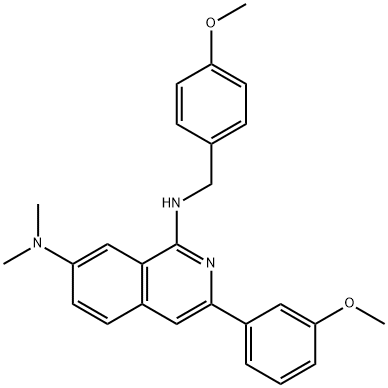 N1-(4-methoxybenzyl)-3-(3-methoxyphenyl)-N7,N7-dimethylisoquinoline-1,7-diamine
