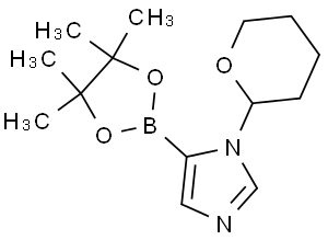 1-(四氢-2H-吡喃-2-基)-1H-咪唑-5-硼酸频哪醇酯