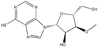 (2R,3R,4S,5R)-5-(hydroxy methyl)-2-(6-mercapto-9H-purin-9-yl)-4-methoxy tetrahydrofuran-3-ol