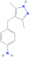 Benzenamine, 4-[(3,5-dimethyl-1H-pyrazol-4-yl)methyl]-