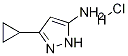 3-Amino-5-cyclopropyl-2H-pyrazole hydrochloride