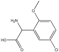 Benzeneacetic acid, α-amino-5-chloro-2-methoxy-