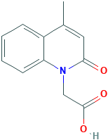 2-(4-methyl-2-oxo-1-quinolyl)acetic acid