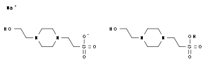 4-(2-Hydroxyethyl)piperazine-1-ethanesulfonic acid hemisodium salt