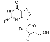 2-Amino-9-[(3S,4R,5R)-3-fluoro-4-hydroxy-5-(hydroxymethyl)oxolan-2-yl]-3H-purin-6-one