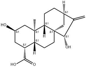 (4alpha)-2beta,15alpha-dihydroxy-19-norkaur-16-en-18-oic acid