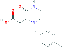 2-Piperazineacetic acid, 1-[(4-methylphenyl)methyl]-3-oxo-