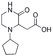 2-(1-cyclopentyl-3-oxo-piperazin-1-ium-2-yl)acetate