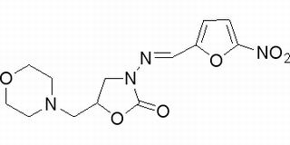 2-Oxazolidinone, 5-(4-morpholinylmethyl)-3-(5-nitro-2-furanyl)methyleneamino-