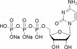 disodium 4-amino-1-{5-O-[({hydroxy[(hydroxyphosphinato)oxy]phosphoryl}oxy)phosphinato]pentofuranosyl}pyrimidin-2(1H)-one