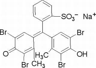 钠2,6-二溴-4-(3-(3,5-二溴-4-羟基-2-甲基苯基)-1,1-二氧化-3H-苯并[c][1,2]硫代硫醇-3-基)-3-甲基苯酚