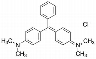 N-(4-{[4-(dimethylamino)phenyl](phenyl)methylidene}cyclohexa-2,5-dien-1-ylidene)-N-methylmethanaminium acetate