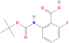 Benzoic acid, 2-[[(1,1-dimethylethoxy)carbonyl]amino]-6-fluoro-