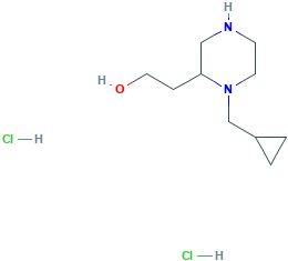 2-[1-(Cyclopropylmethyl)-2-piperazinyl]-1-ethanoldihydrochloride