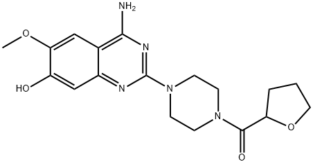 4-amino-6-methoxy-2-[4-(oxolane-2-carbonyl)piperazin-1-yl]-1H-quinazolin-7-one