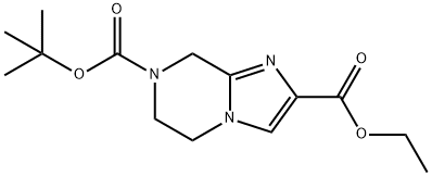 Ethyl 7-(tert-Butoxycarbonyl)-3-bromo-5,6,7,8-tetrahydroimidazo[1,2-a]pyrazine-2-carboxylate