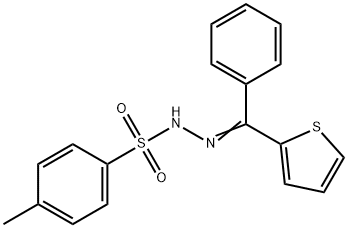 Benzenesulfonic acid, 4-methyl-, 2-(phenyl-2-thienylmethylene)hydrazide