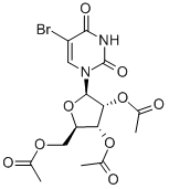 (2R,3R,4R,5R)-2-(acetoxymethyl)-5-(5-bromo-2,4-dioxo-3,4-dihydropyrimidin-1(2H)-yl)tetrahydrofuran-3,4-diyl diacetate