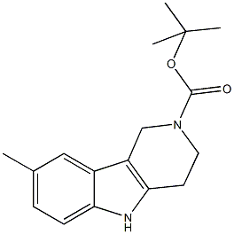 8-甲基-1,3,4,5-四氢-2H-吡啶并[4,3-B]吲哚-2-甲酸叔丁酯
