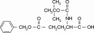 n-[(1,1-dimethylethoxy)carbonyl]-l-glutamicaci5-(phenylmethyl)ester