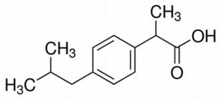 (2R)-2-[4-(2-methylpropyl)phenyl]propanoate